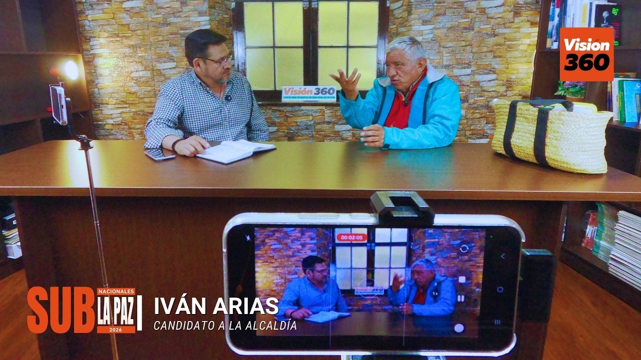 Subnacionales La Paz 2026 - Entrevista con el candidato a la Alcaldía de La Paz, Iván Arias.