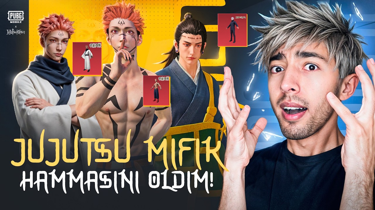 32,400 UC YANGI JUJUTSU MIFIK HAMMASINI OLDIM 🥵 PUBG MOBILE!!!