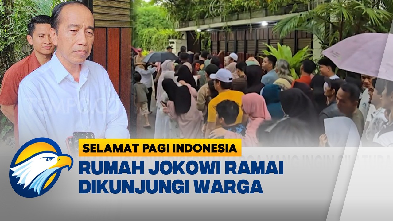 Rumah Jokowi Diserbu Warga yang Ingin Silaturahmi - [Selamat Pagi Indonesia]