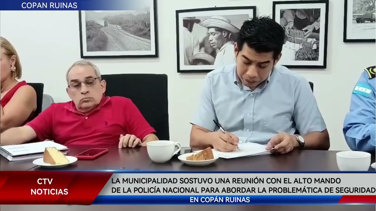 LA MUNICIPALIDAD SOSTUVO UNA REUNIÓN CON EL ALTO MANDO DE LA POLICÍA NACIONAL