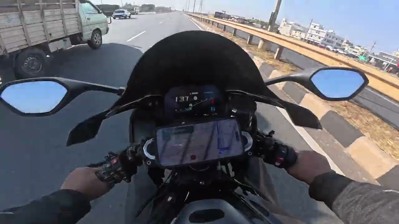 11Feb2026 - BMW S1K Bangalore Biker - DavengereRide - Onward - 8 - Davengere Joyride Before Hotel