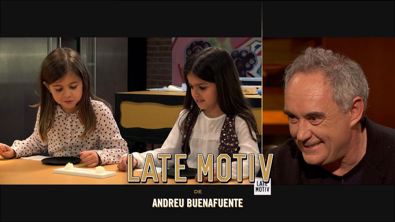 LATE MOTIV - Le regalamos a Ferrán Adriá la reacción de los niños | #LateMotiv52