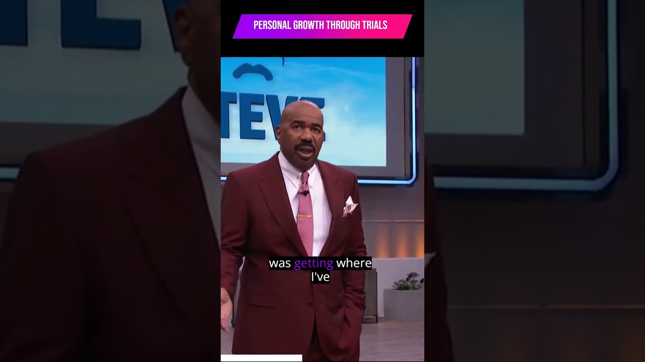 Personal Growth Through Trials | Steve Harvey | Motivational Speech