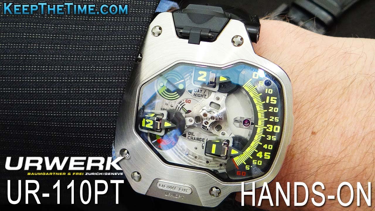 Confronting the Watchmaker: Urwerk's $150,000.00 UR-110 watch... with an oil change indicator?