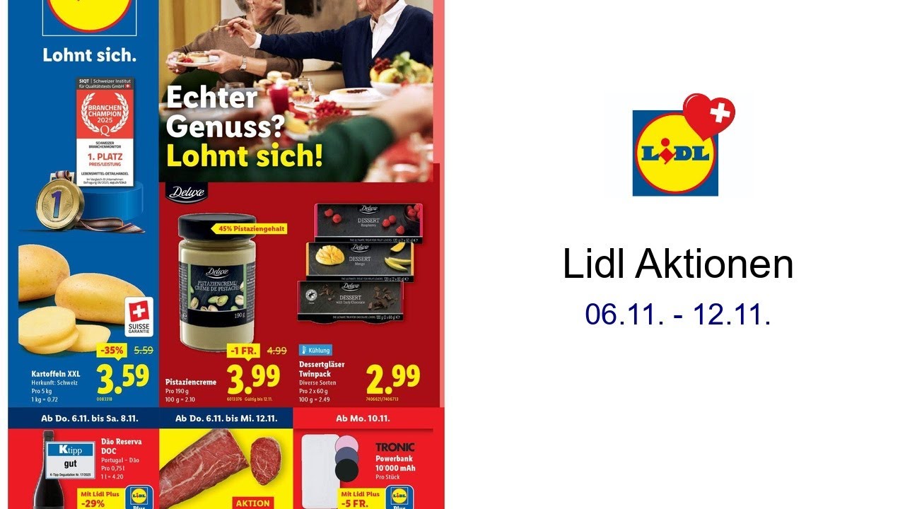 Lidl Aktionen 06.11. - 12.11.