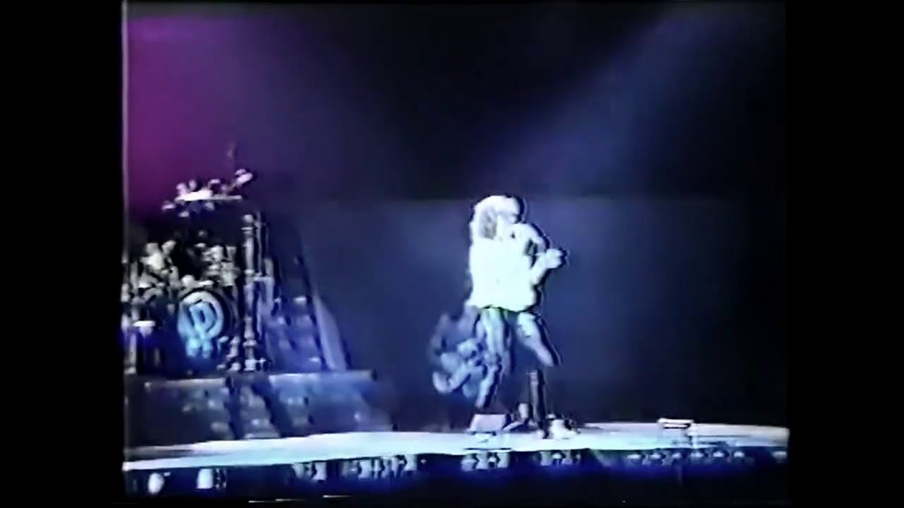 Deep Purple, Concert at Budapest Sportcsarnok, Hungary, January 28th, 1987
