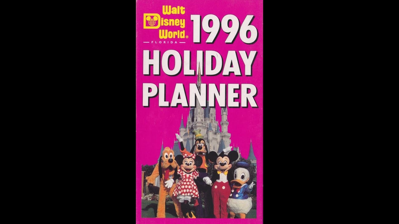Walt Disney World 1996 Holiday Planner (1996 VHS)