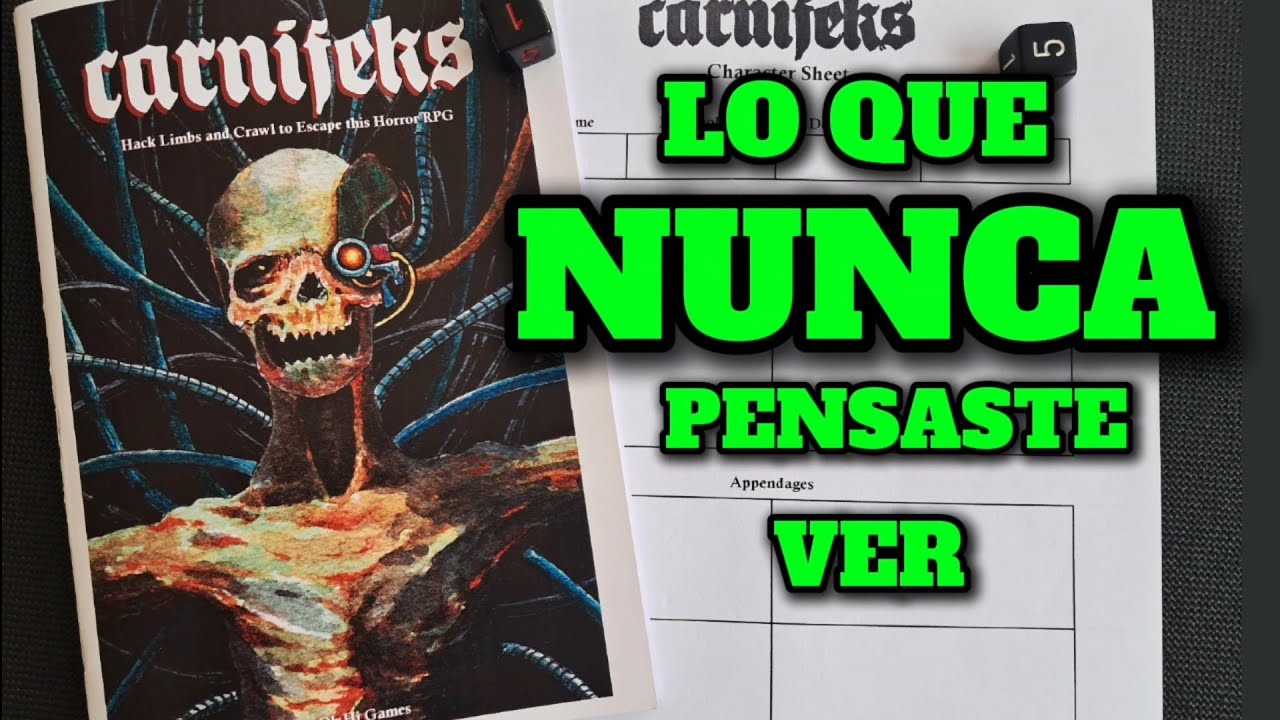 CARNIFEKS | PARTIDA Y RESEÑA DE BRUTAL RPG EN SOLITARIO