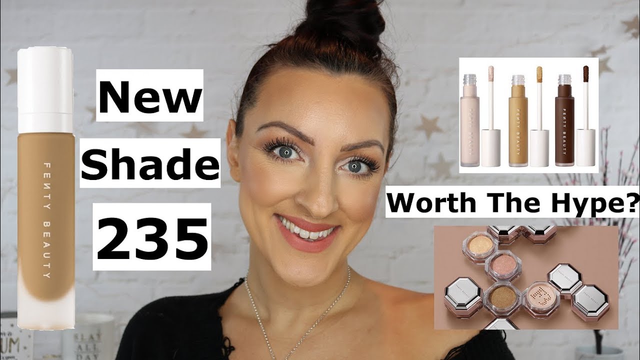 NEW Fenty Beauty Review | Concealer, Setting Powder and Foundation Shade 235