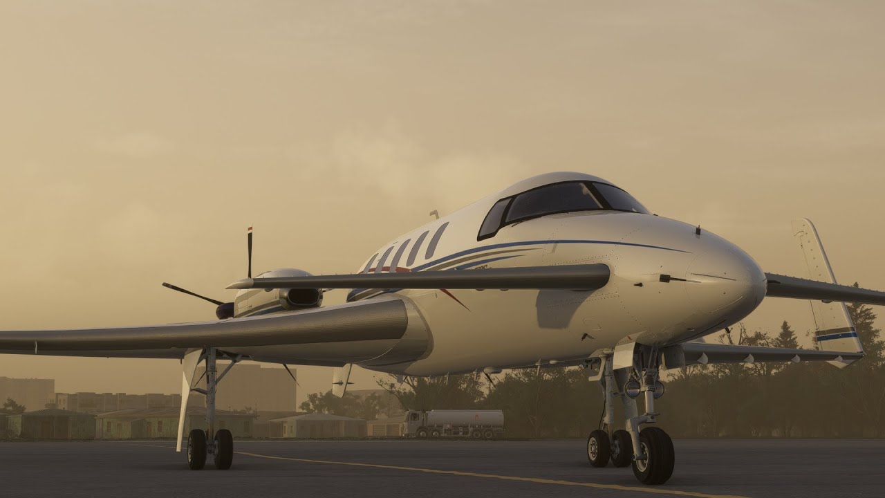 Round the World - Leg 13 - UBEE Yevlakh to OINR Ramsar - Beechcraft Starship - Flight Simulator 2024