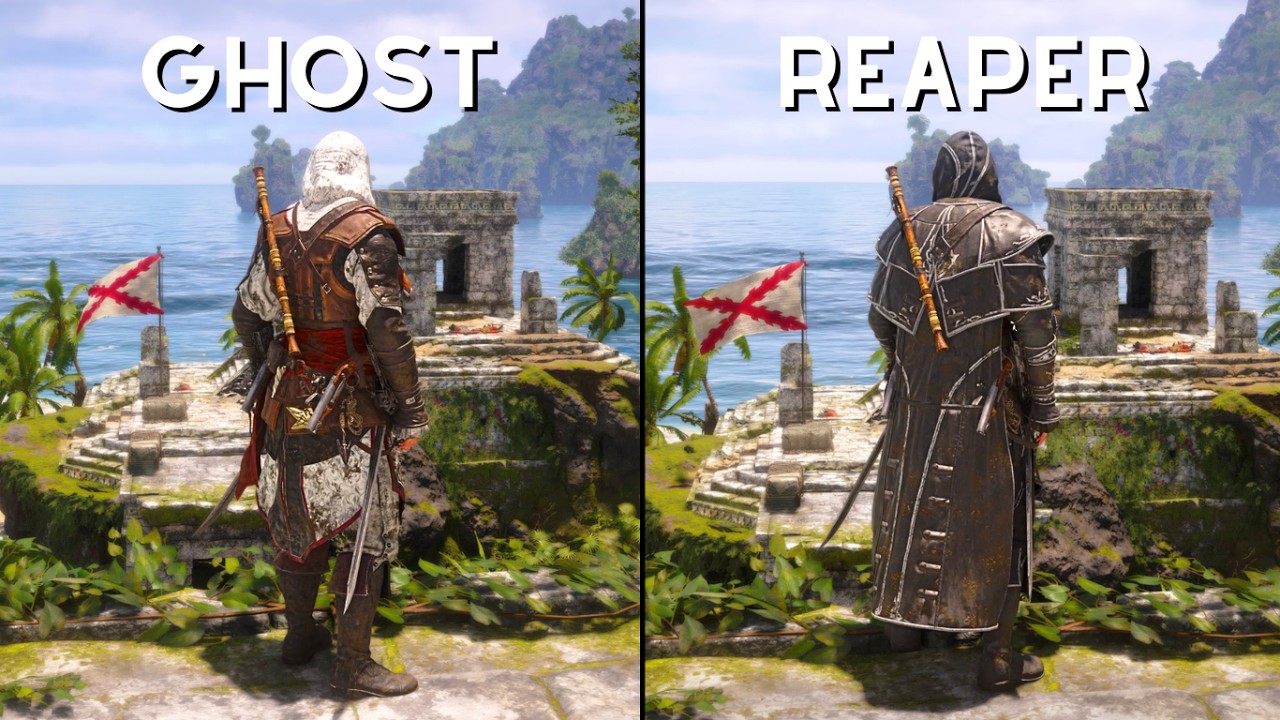 Призрак и Жнец &mdash; два способа скрытного прохождения AC Black Flag (синхронизация)