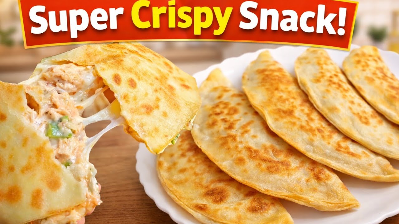 Crispy Chicken Cheese Crepe Sandwich | Iftar special Less Oil, Easy Chicken Snack Recipe
