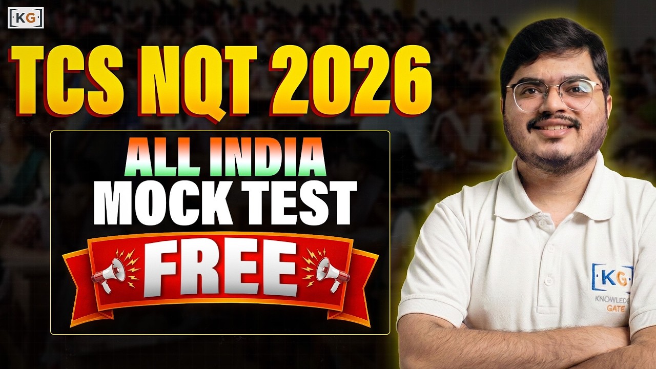 TCS NQT 2026 All India Free Mock Test | Practice Based on Latest Exam Pattern