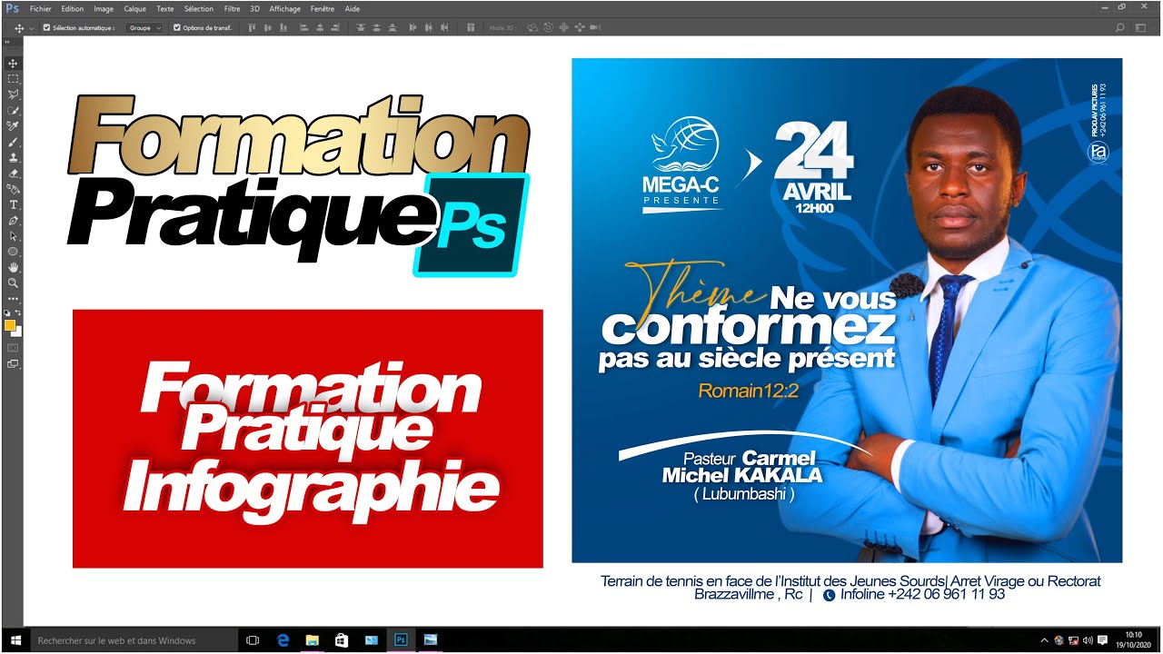 je conçois une affiche :Gestion des couleurs dans une affiche