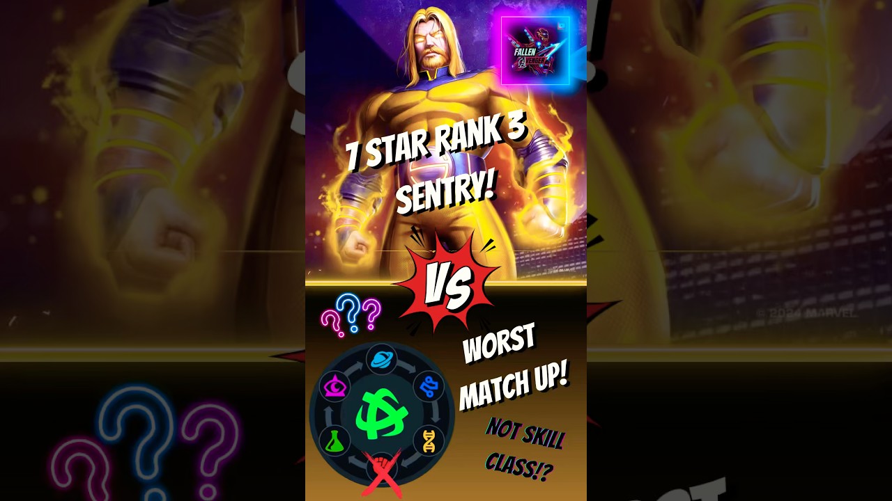 MCOC: 7-Star Rank 3 Sentry&rsquo;s Worst Matchup &mdash; Not Even Skill Class!☠️