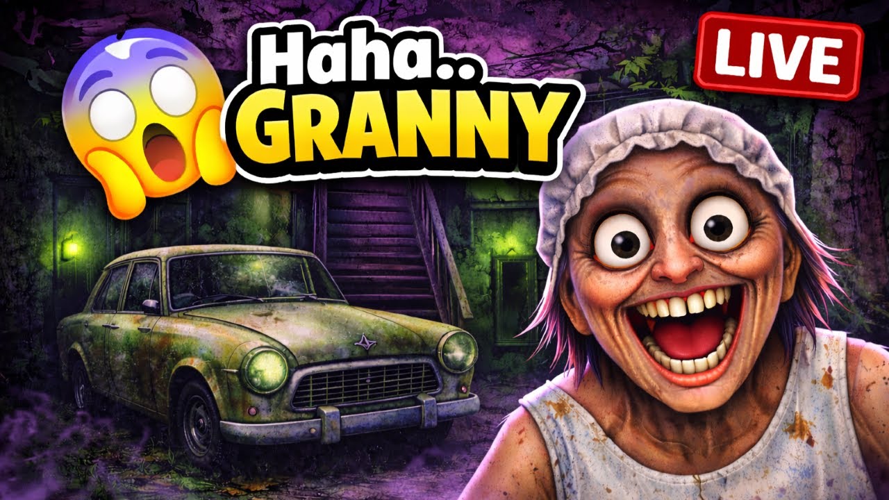 Granny Gameplay LIVE 🔴 | Fast Escape Day1 Challenge 😱
