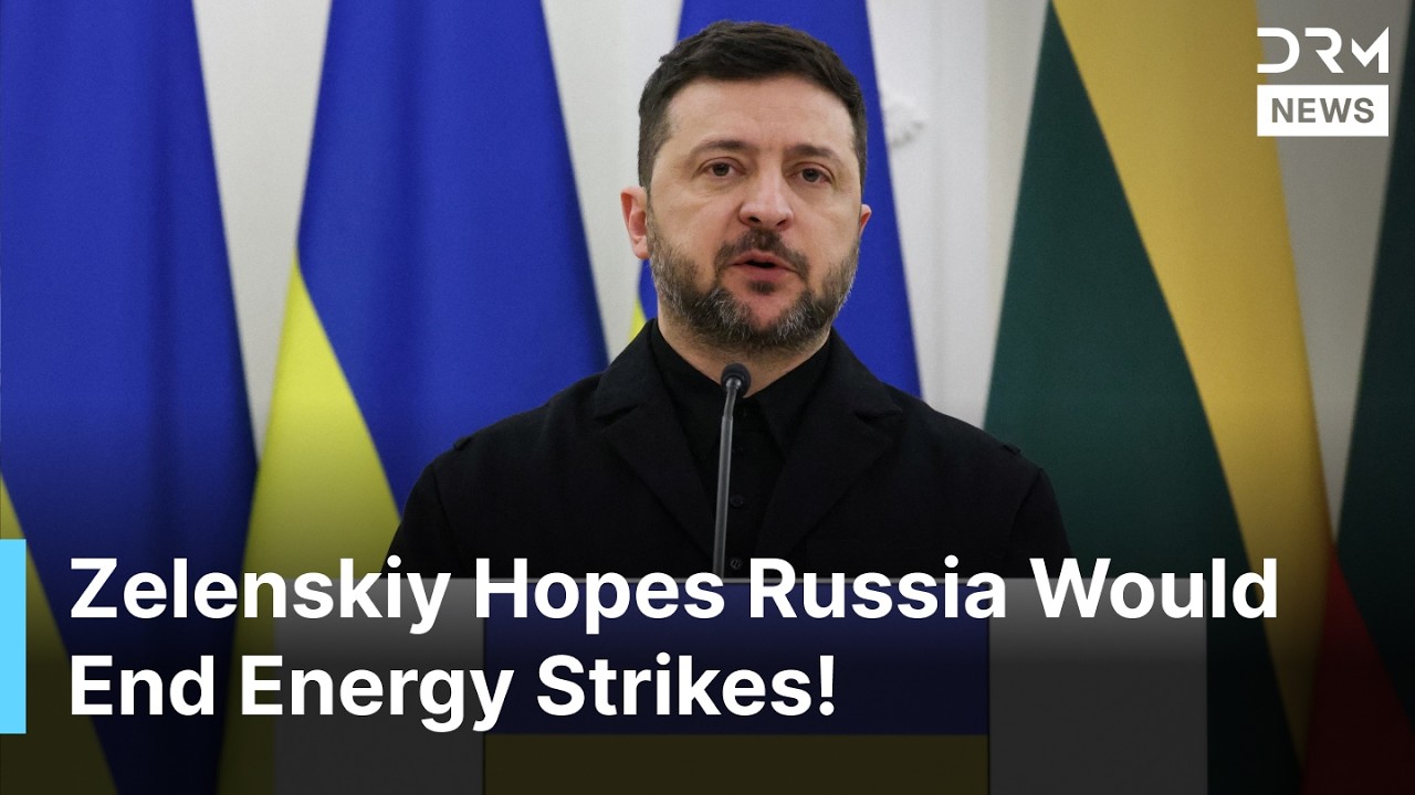 BREAKING NEWS: Ukraine’s Zelenskiy Thanks US, Hopes Russia Ends Energy Strikes | AC1Z