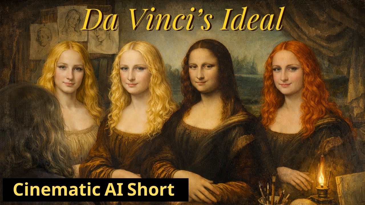 Mona Lisa　What is the ideal form?　Cinematic Short Film　Which one feels most real to you?