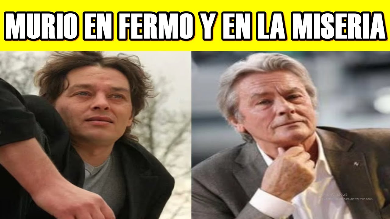 EL TRISTE FINAL DEL  HIJO  NUNCA RECONOCIDO DE ALAIN DELON ARI BOLOUGNE