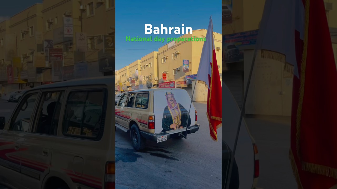 Bahrain 🇧🇭 national day preparations ❤️#bahrainnationalday #bahrain #bahrainnow