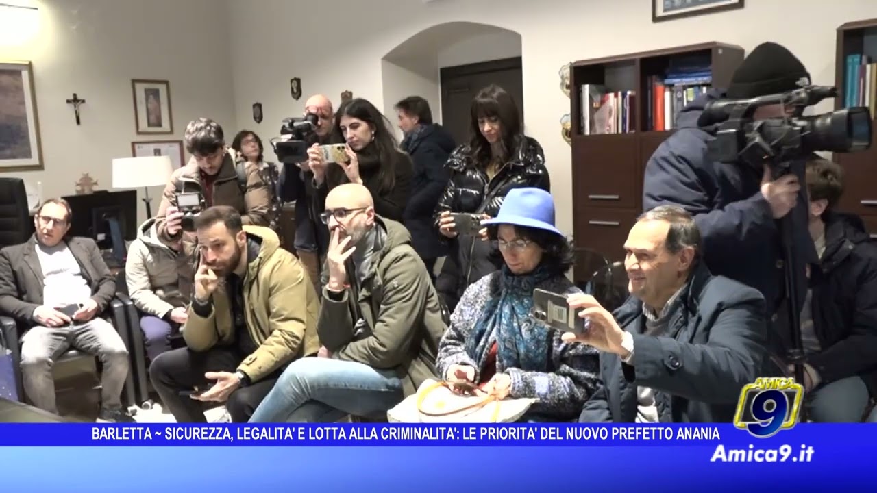 Barletta ~ Sicurezza, legalità e lotta alla criminalità: le priorità del nuovo prefetto Anania