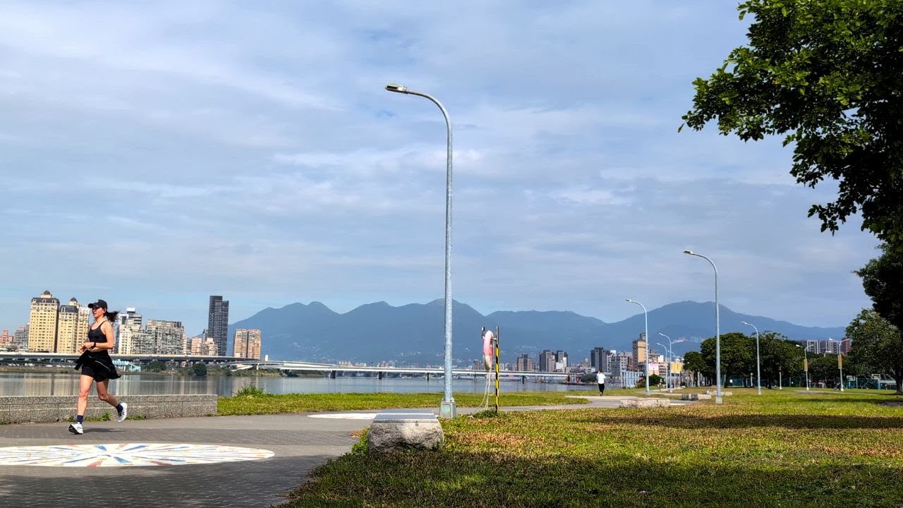 4K ASMR  | Beautiful Sounds | Yanping Riverside Park | Taipei, Taiwan