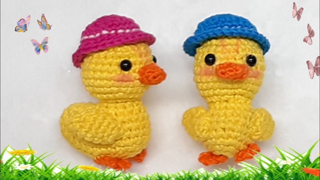 🐥  PATITO VIRAL AMIGURUMI ACCESORIOS / TUTORIAL PASO A PASO  🐥