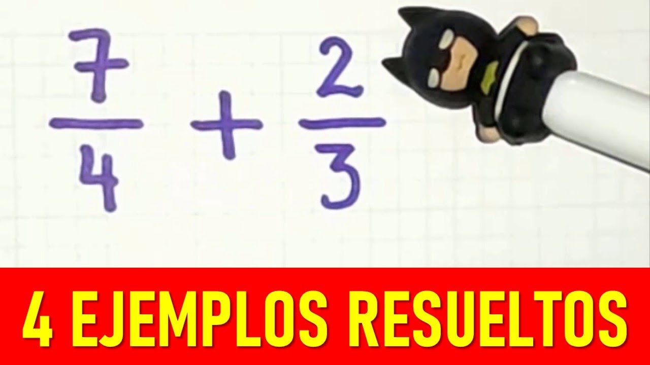 SUMA y RESTA de FRACCIONES (homogéneas y heterogéneas)