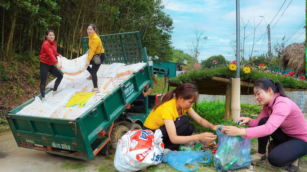 Transporting Scrap with Truck - Farm Life and Hauling | Đào Daily Farm