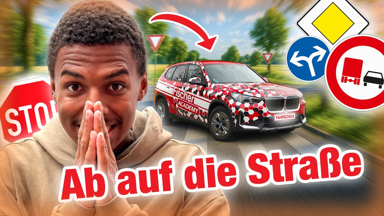 Zum ersten Mal auf der Straße 😱 Jeremy | Fischer Academy - Die Fahrschule