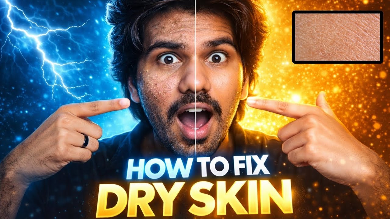 How To Fix Dry Skin Natural | Dry Skin Routine 🧐🤯