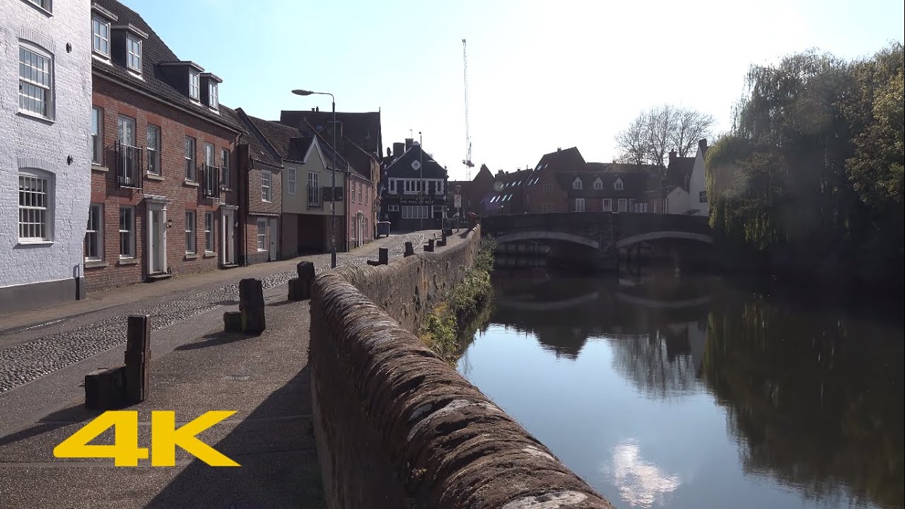 Norwich Walk: City Centre【4K】
