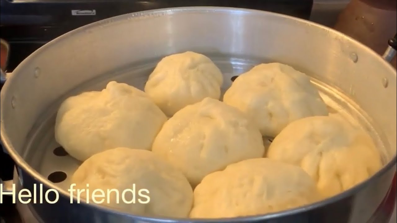 ວິທີເຮັດກາລະເປົາ/How to make fluffy steamed pork buns Recipe/ວິທີເຮັດກະລະເປົາສູດແຊບ