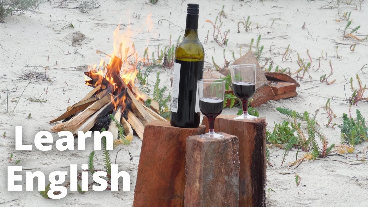 Camping On The Beach | English Comprehensible Input Lesson