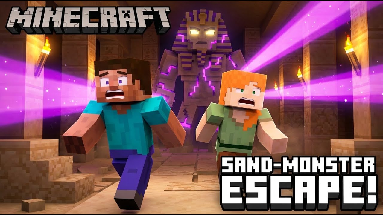 Steve & Alex : The Pharaoh’s Revenge |Minecraft Motion