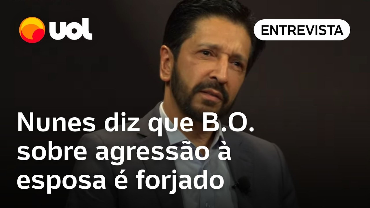 Ricardo Nunes diz que boletim de ocorrência sobre agressão à esposa é forjado, mas documento existe