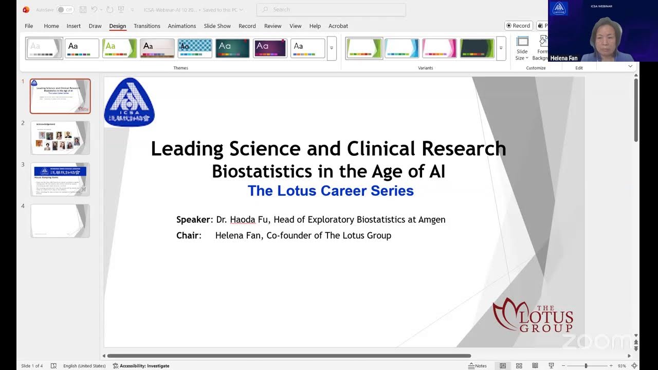 Leading Science and Clinical Research – Biostatistics in the Age of AI