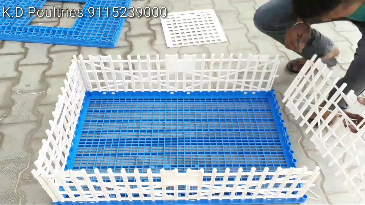 मुर्गा क्रेट कैसे जोड़े,मुर्गा क्रेट जोड़ने का तरीका,How to assemble murga crate,K.D Poultries Dhuri