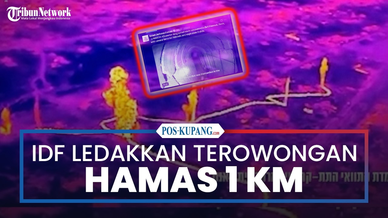 IDF Ledakkan Terowongan Hamas di Beit Hanoun Gaza