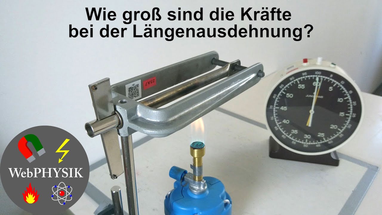Bolzensprenger - W&auml;rmeausdehnung von Festk&ouml;rpern erzeugt extreme Kr&auml;fte
