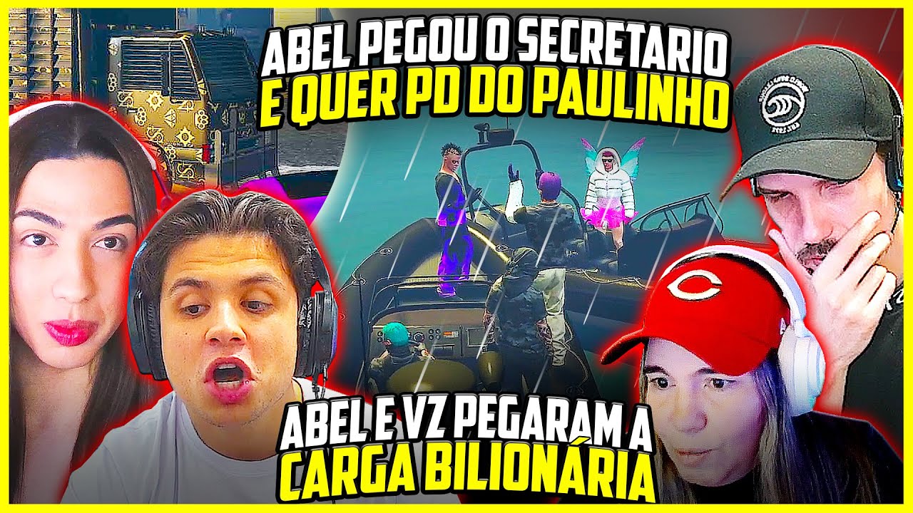 ABEL se VING0U🔥 PAULINHO o LOKO, BAGUAL, DRAGONA e LIA foram ATRÁS do SECRETÁRIO CAPITAL CITY GTA RP