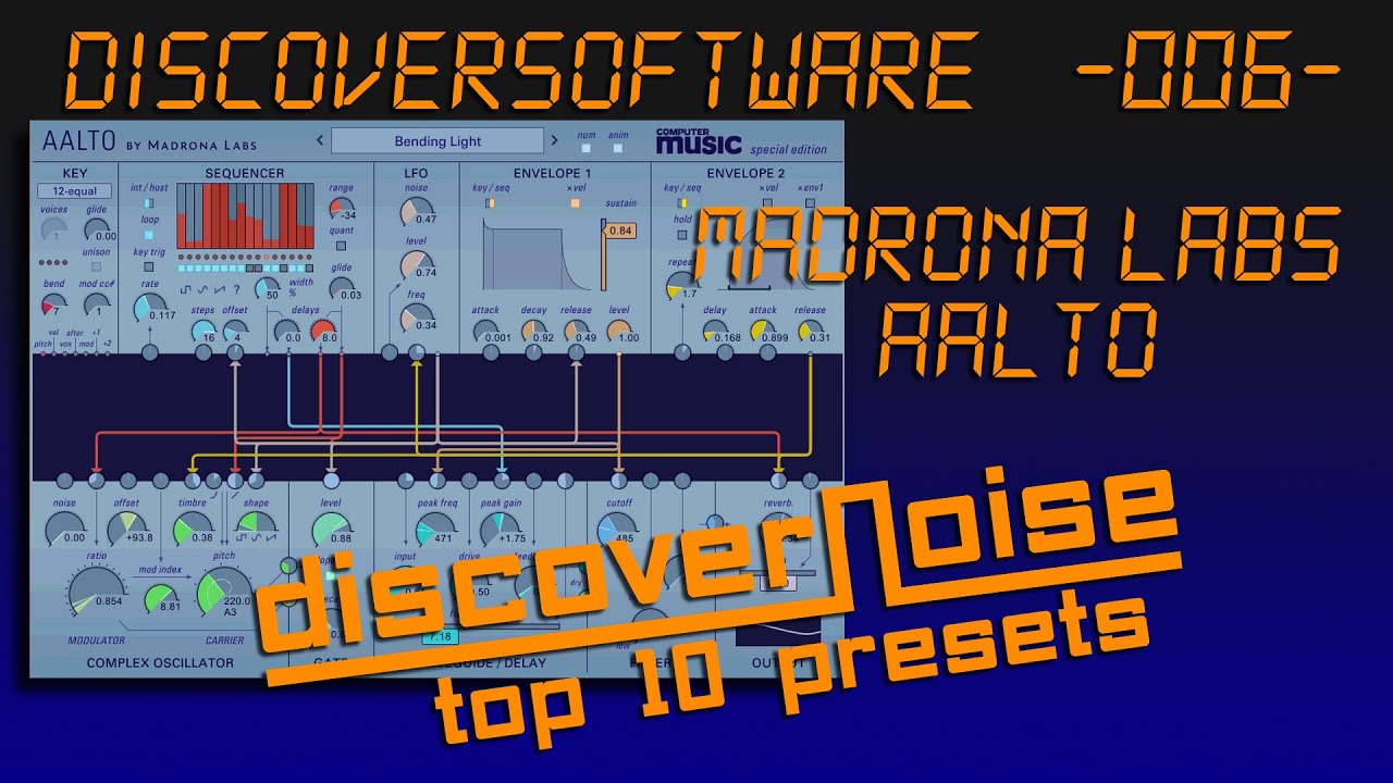 DiscoverSoftware // Madrona Labs - Aalto (CM Edition) // TOP 10 Presets