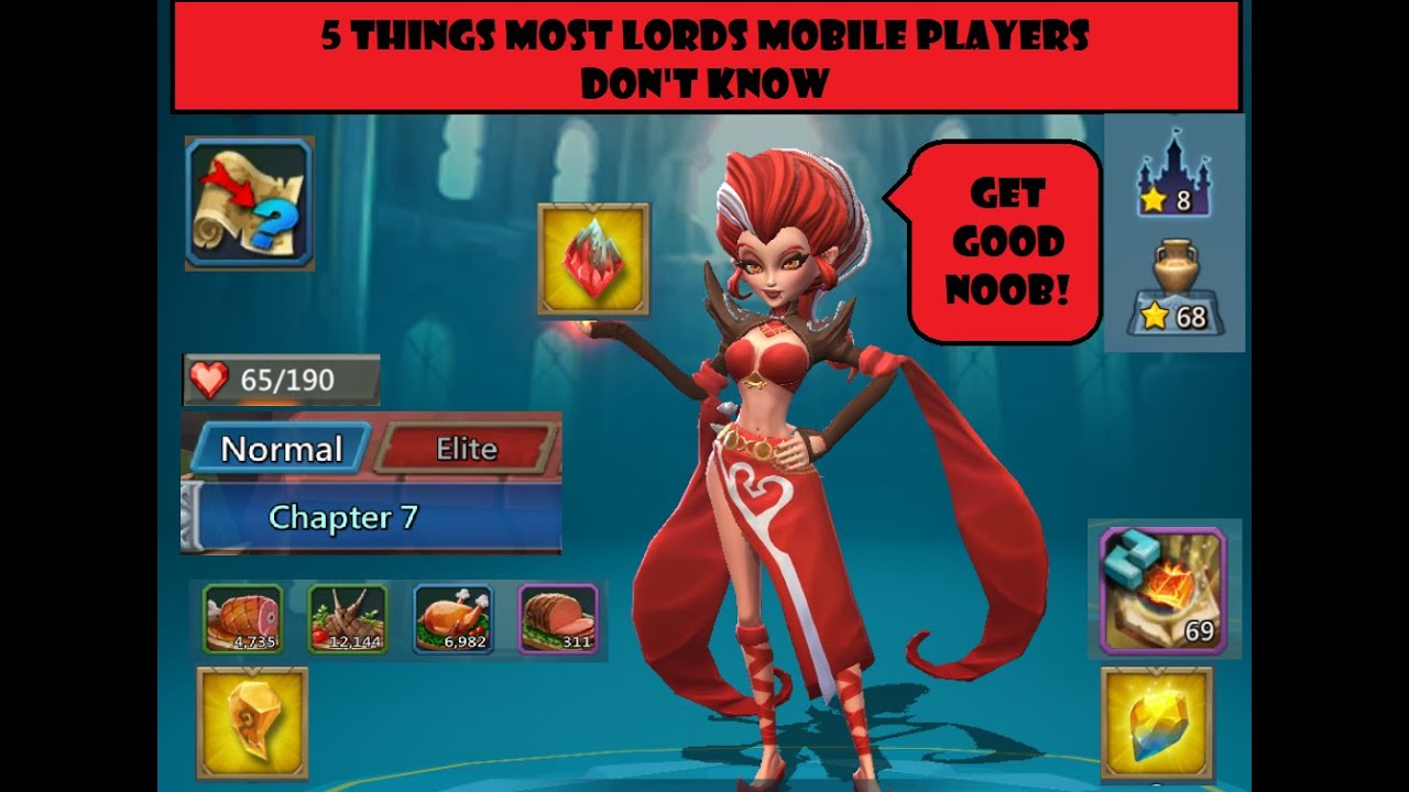 Lords Mobile - Five things most Lords Mobile players don't know (even experienced players)