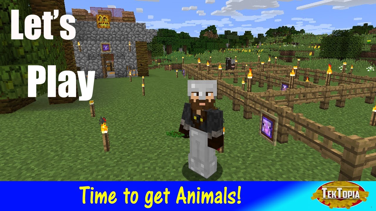 Tektopia Mod Survival: Rancher, Butcher and Animal Time!