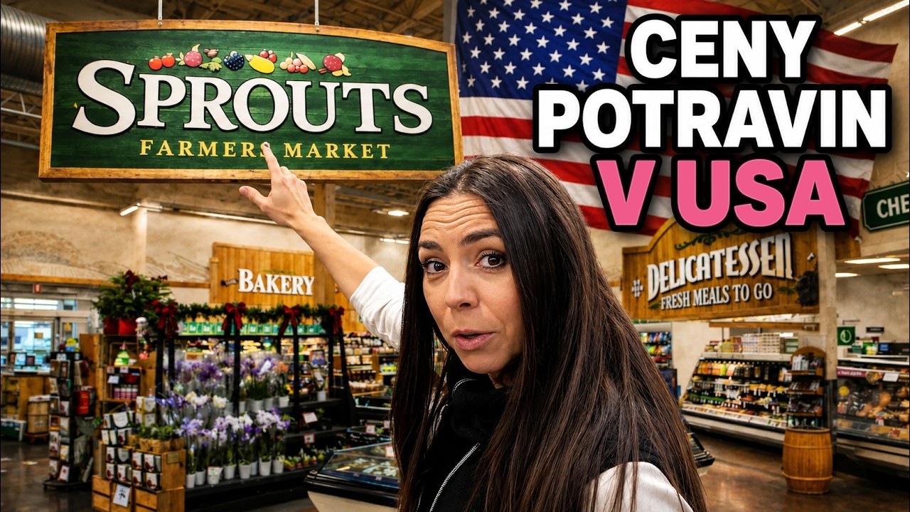🛒Ceny potravin v USA💸AMERICKÝ FARMÁŘSKÝ TRH? (Sprouts Market) 🇨🇿🇺🇸