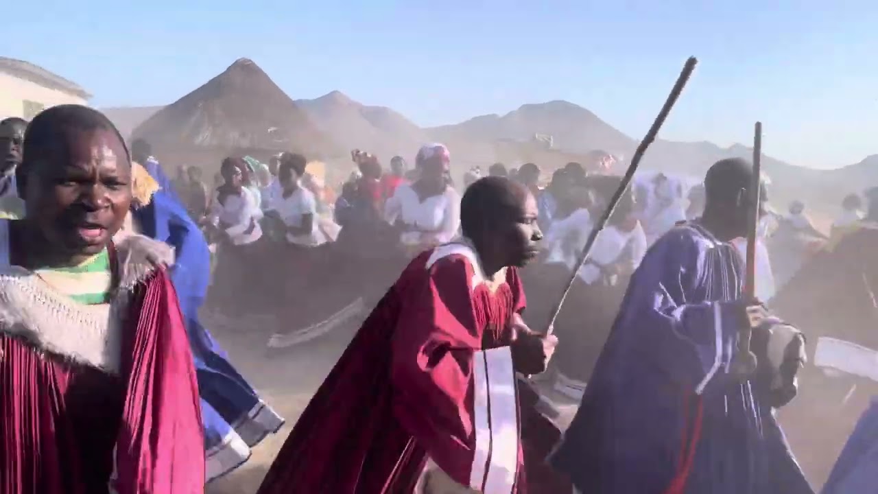 Ngoma at Minister Chivorese's (Zvitupwani) memorial service in Mashava