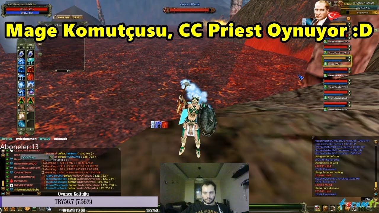 Yılların Mage Komut&ccedil;usu, CC Priest Oynarsa! | Knight Online