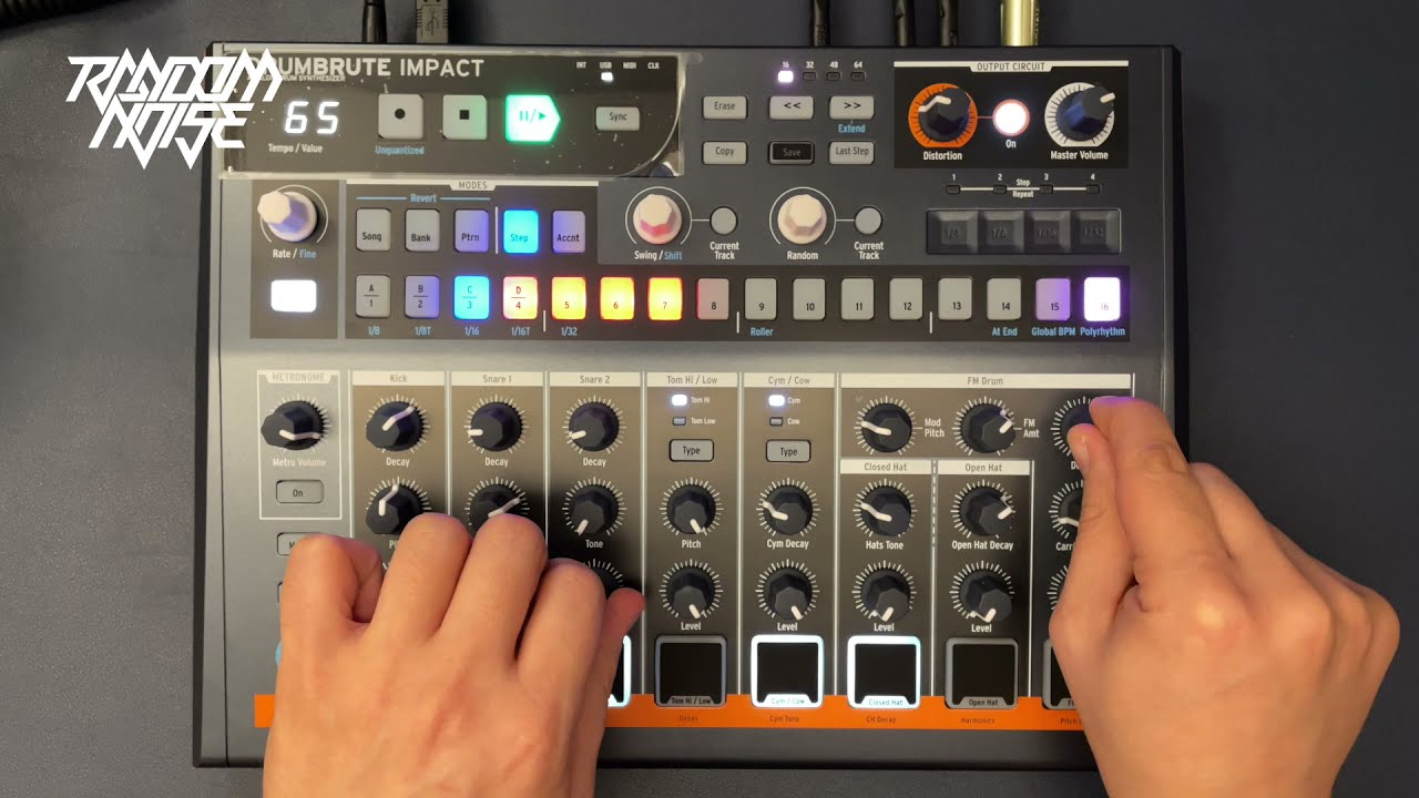 Arturia Drumbrute Impact - Aliens Dub (an experimental piece No.3)