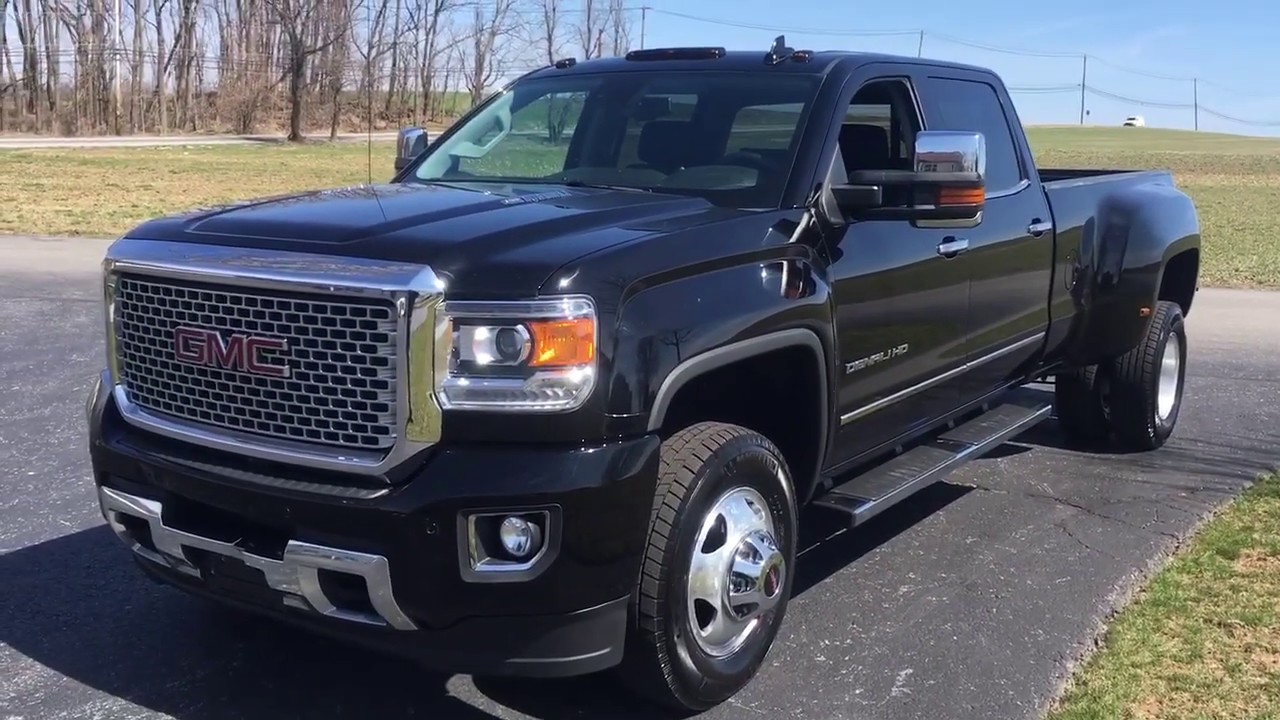 2016 GMC Sierra 3500HD Denali Crew Cab 4WD Long Bed Dual Rear Wheel