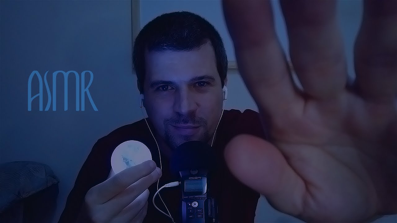 ASMR: HIPNOSE com CRISTAL e exercício PONTOS ACUPUNTURA para tirar a ANSIEDADE